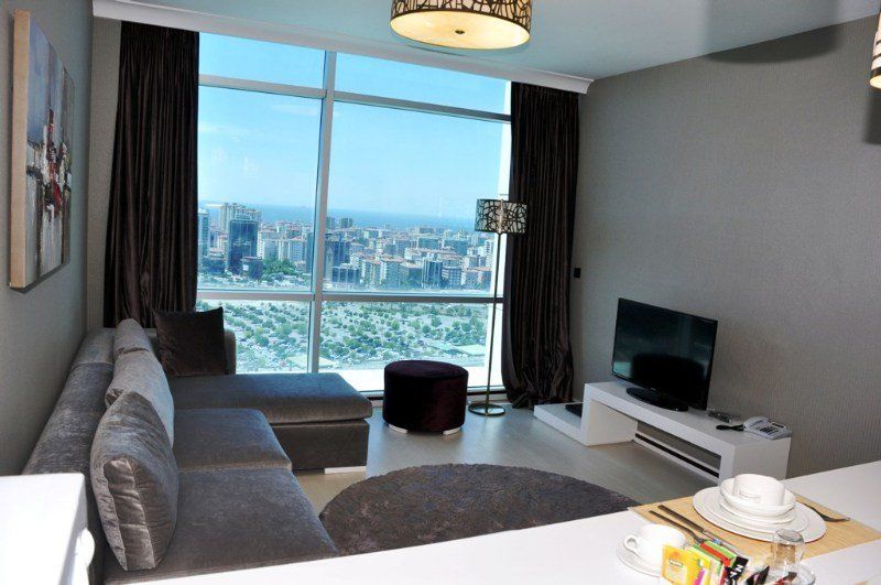 Flora Suites Atasehir Istanbul Bagian luar foto